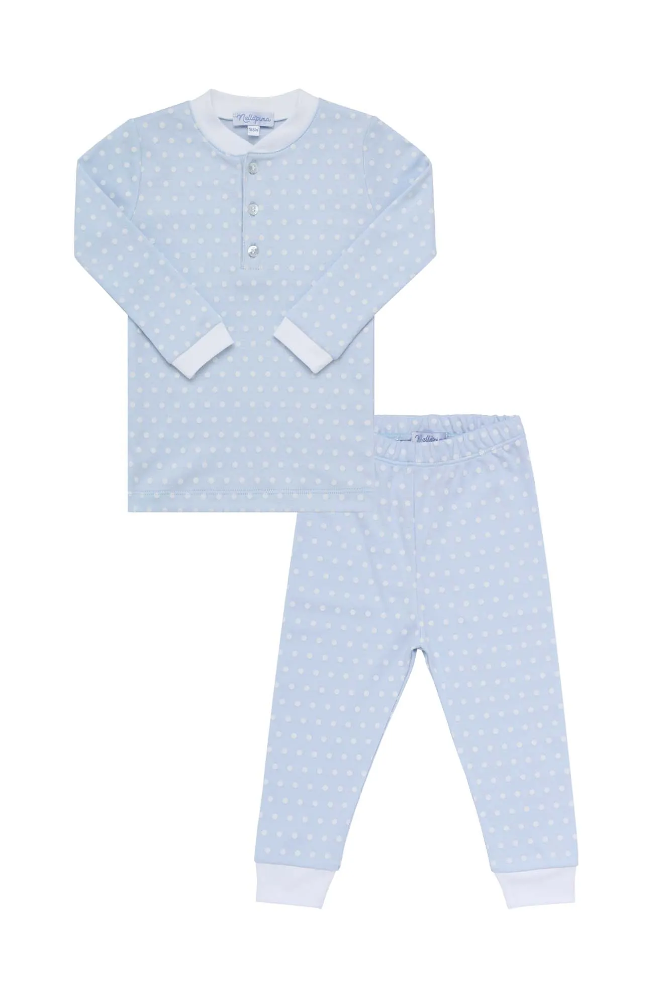 Blue Polka Dots Pajamas 